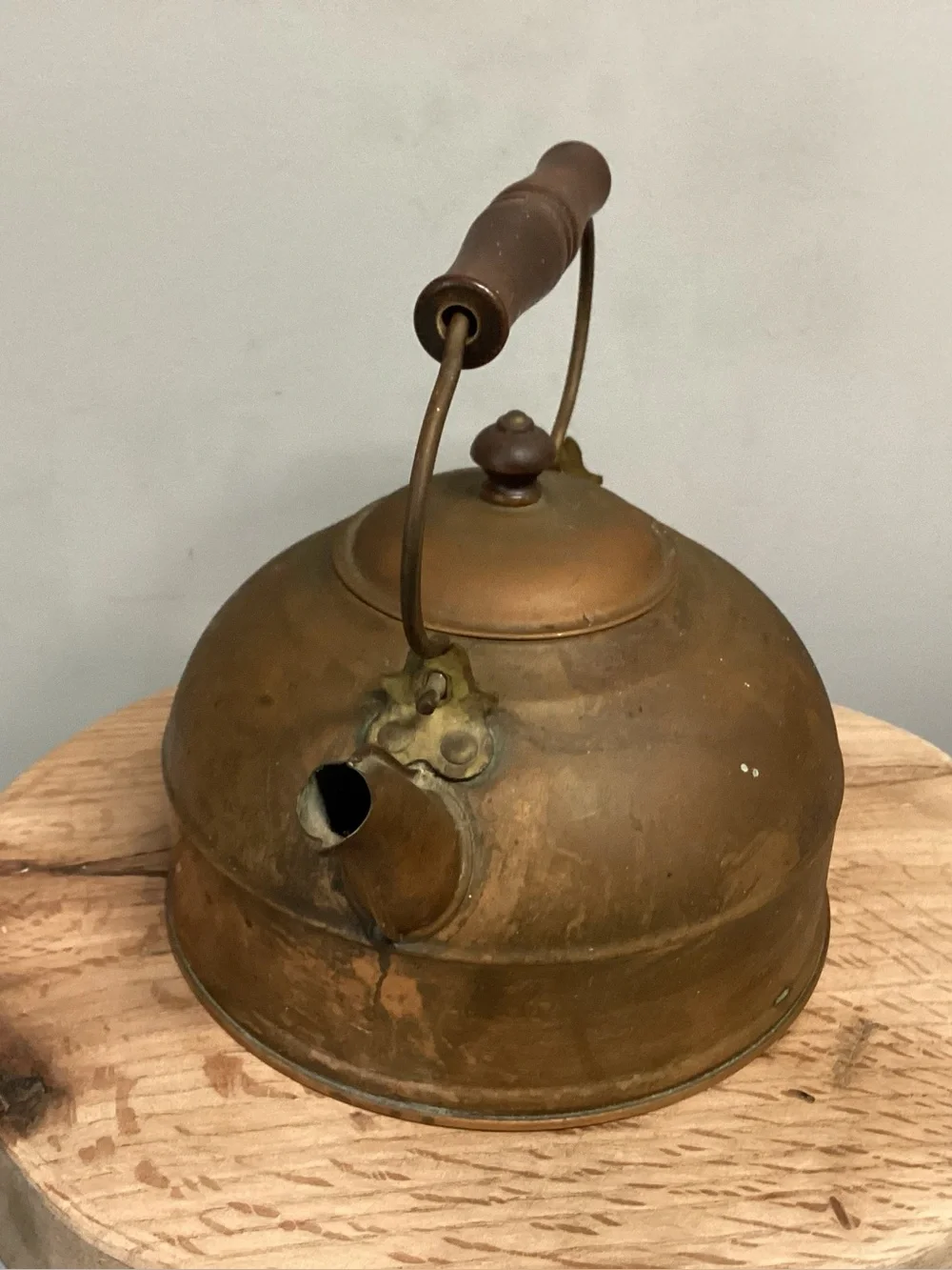 🟠 Vintage - Paul Revere Copper Crafted Tea Pot - Tea Kettle - Rome NY - Unique